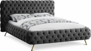Delano Velvet Upholstered Bed