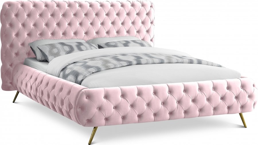Delano Velvet Upholstered Bed