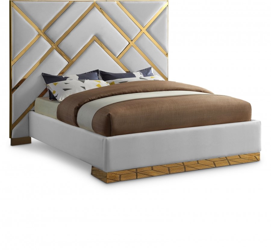 Vector Vegan Leather Upholstered Bed