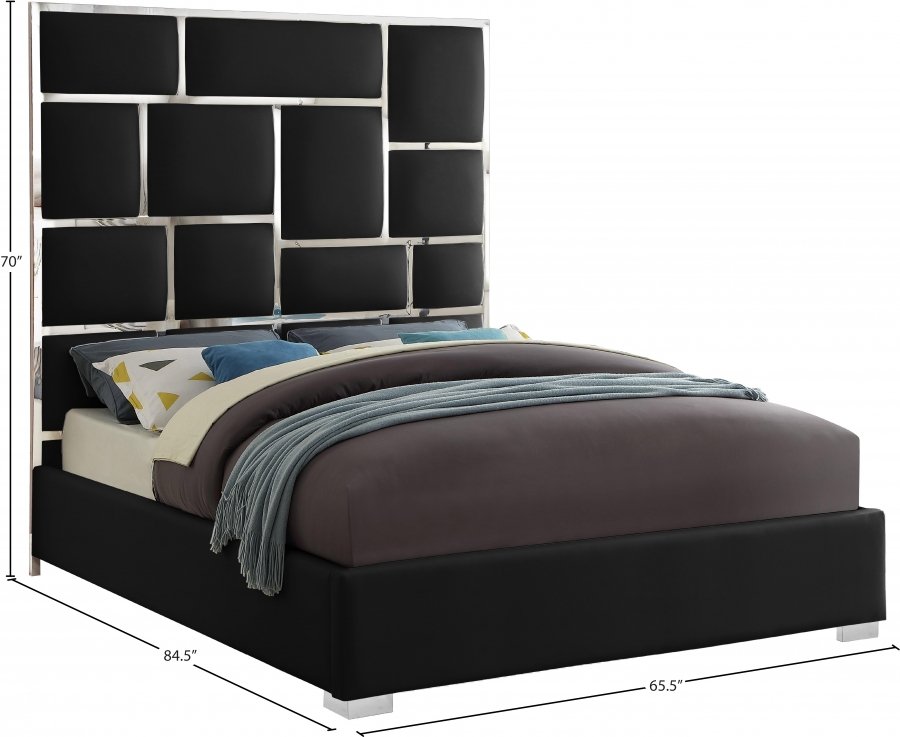 3295_0.jpg Milan Vegan Leather Upholstered Bed - Image 5