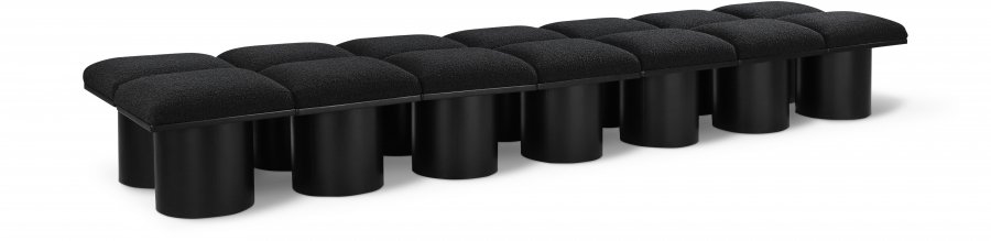 Pavilion Boucle Fabric Upholstered 14pc. Modular Bench