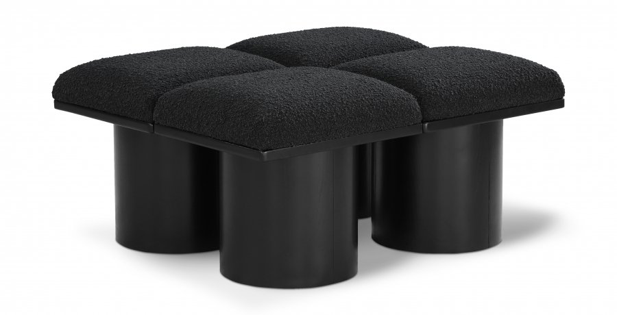 Pavilion Boucle Fabric Upholstered 4pc. Modular Bench