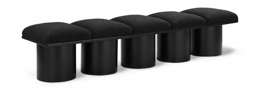 Pavilion Boucle Fabric Upholstered 5pc. Modular Bench