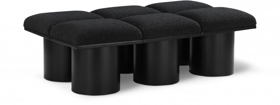 Pavilion Boucle Fabric Upholstered 6pc. Modular Bench