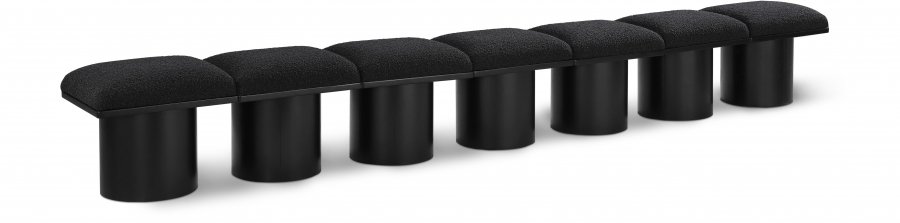 Pavilion Boucle Fabric Upholstered 7pc. Modular Bench