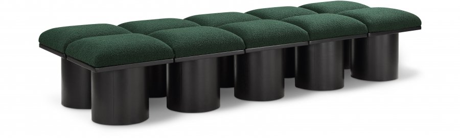 Pavilion Boucle Fabric Upholstered 10pc. Modular Bench