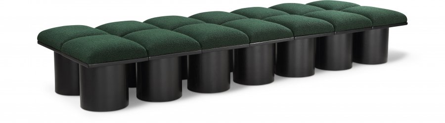 Pavilion Boucle Fabric Upholstered 14pc. Modular Bench