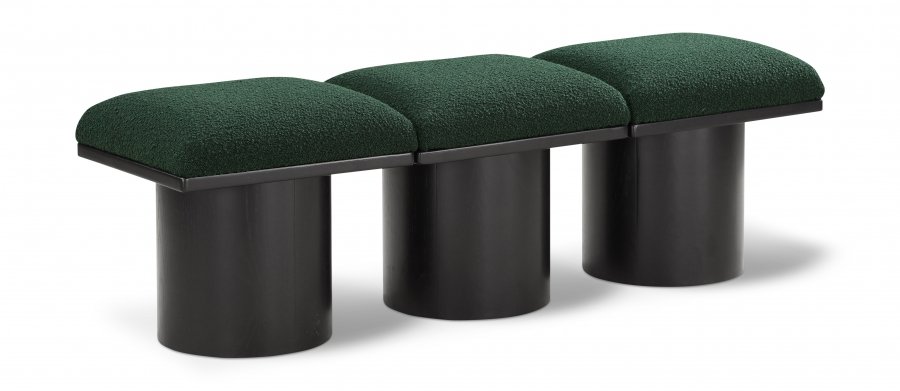 Pavilion Boucle Fabric Upholstered 3pc. Modular Bench