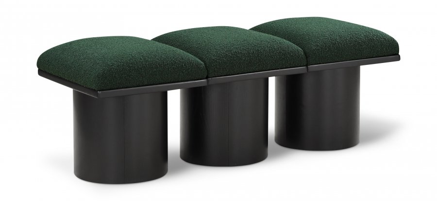 Pavilion Boucle Fabric Upholstered 3pc. Modular Bench
