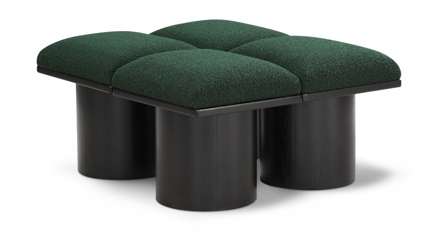 Pavilion Boucle Fabric Upholstered 4pc. Modular Bench