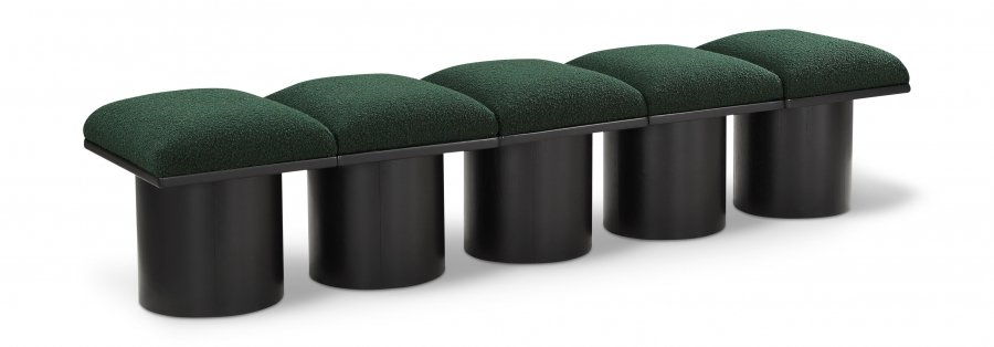 Pavilion Boucle Fabric Upholstered 5pc. Modular Bench