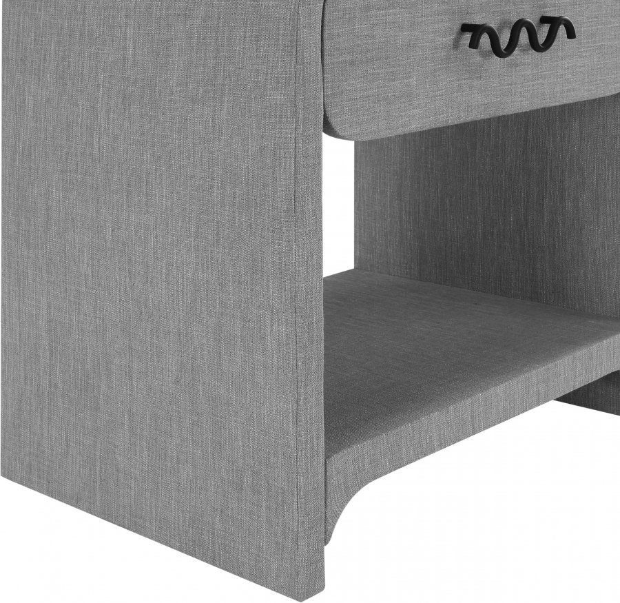 34794-7.jpg Medley Linen Textured Nightstand / Side Table - Image 8