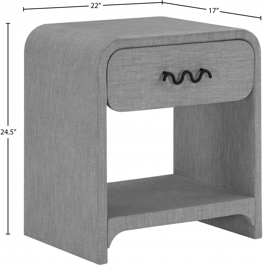 34794_0.jpg Medley Linen Textured Nightstand / Side Table - Image 10