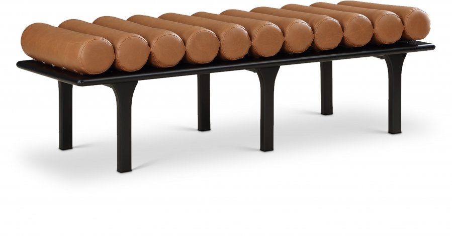 Landon Vegan Leather Upholstered Bench