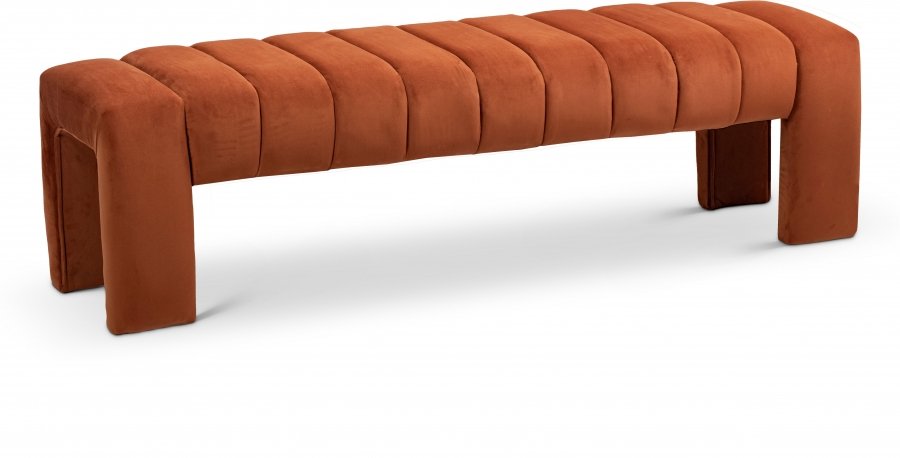 Andaz Velvet Upholstered Bench