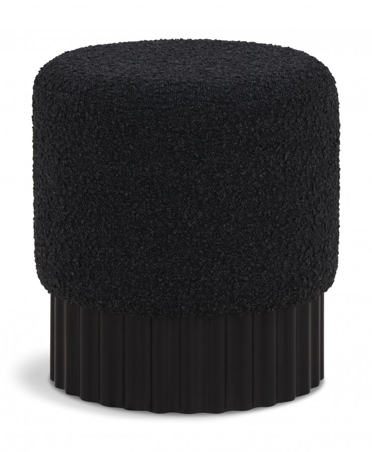 Veranda Boucle Fabric Upholstered Stool