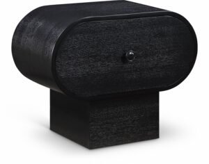 Harlow Solid Wood And Oak Veneer Nightstand