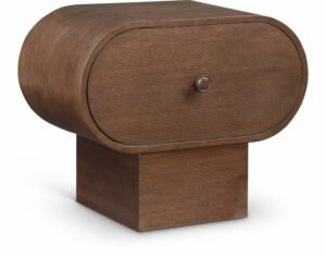 Harlow Solid Wood And Oak Veneer Nightstand