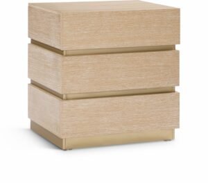 Zaylan Oak Veneer Night Stand