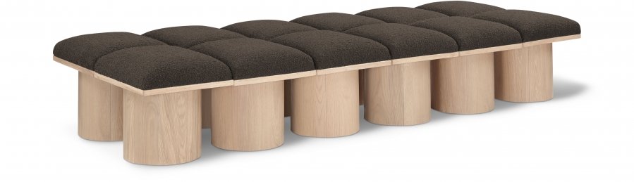 Pavilion Boucle Fabric Upholstered 12pc. Modular Bench