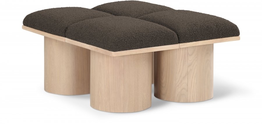 Pavilion Boucle Fabric Upholstered 4pc. Modular Bench