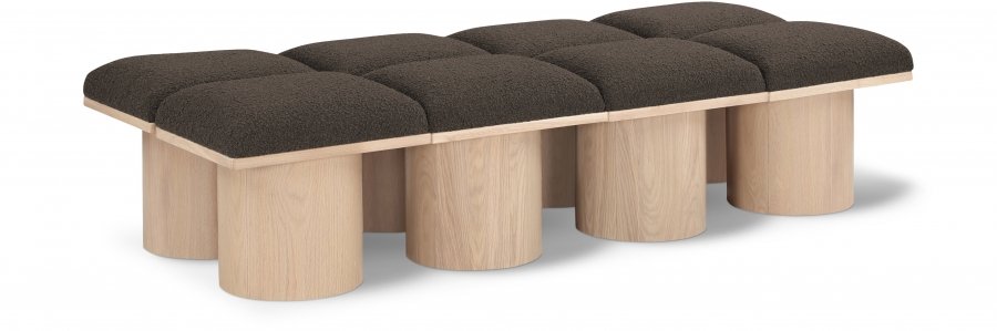 Pavilion Boucle Fabric Upholstered 8pc. Modular Bench