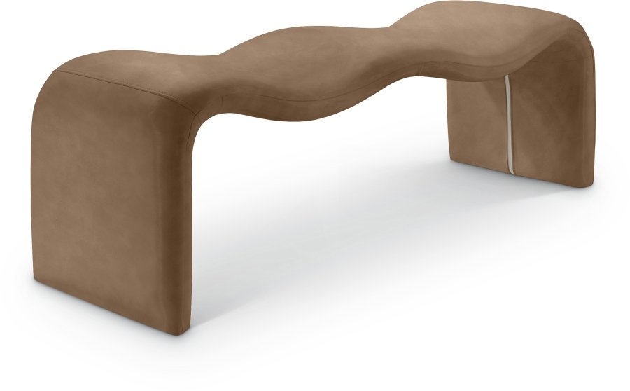 Willow Vegan Leather Upholstered Bench
