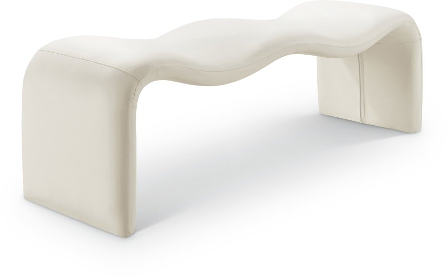 Willow Vegan Leather Upholstered Bench