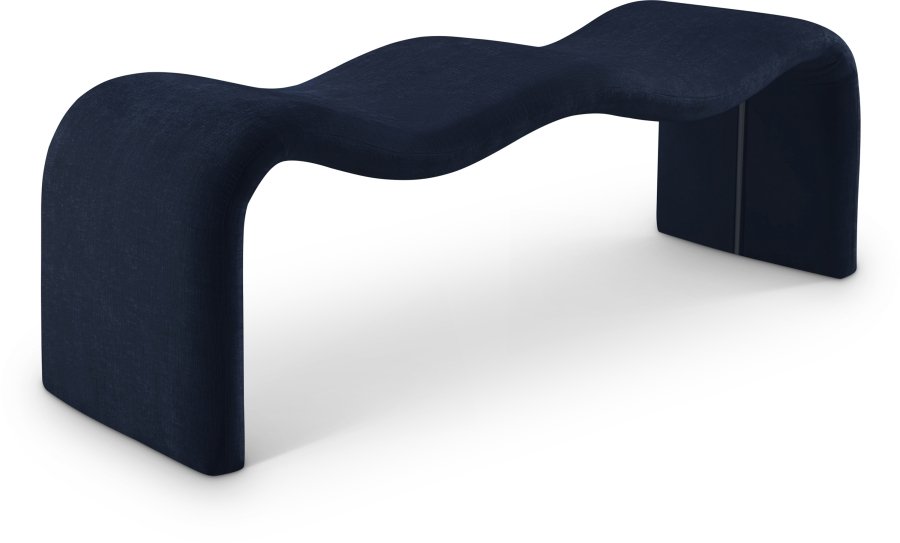 Willow Chenille Fabric Upholstered Bench