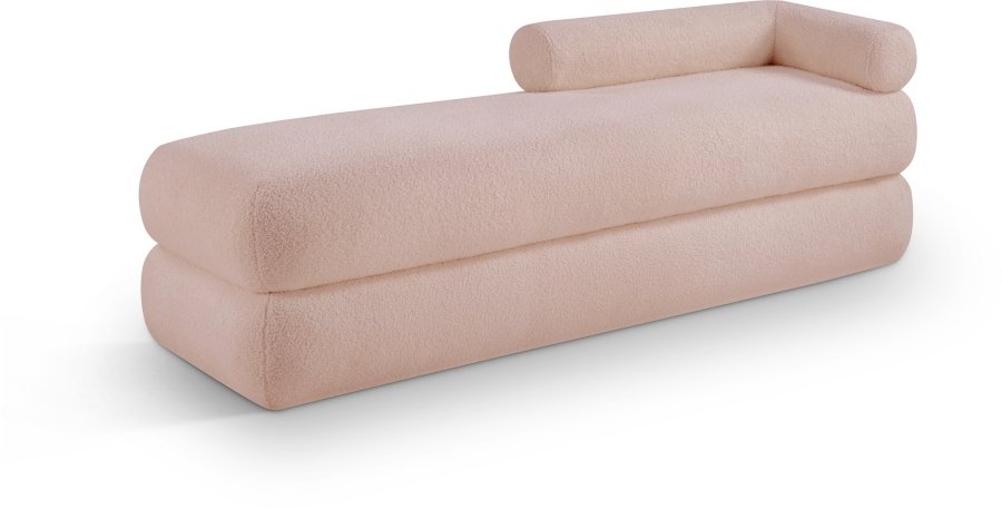 Kennedy Teddy Fabric Upholstered Bench