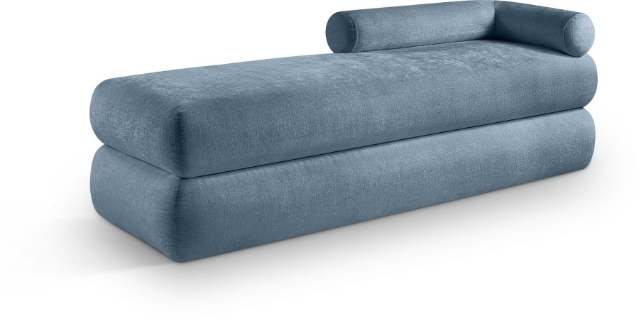 Kennedy Chenille Fabric Upholstered Bench