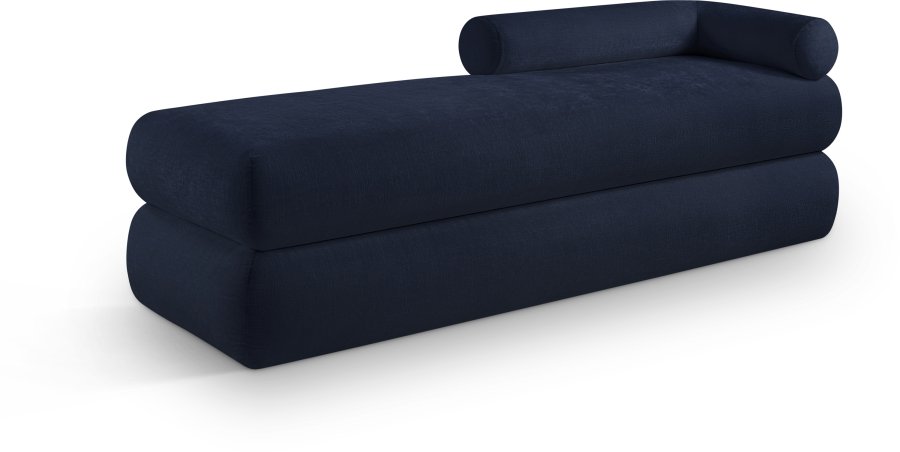 Kennedy Chenille Fabric Upholstered Bench