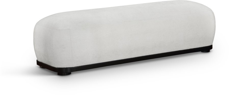 Calum Chenille Fabric Upholstered Bench