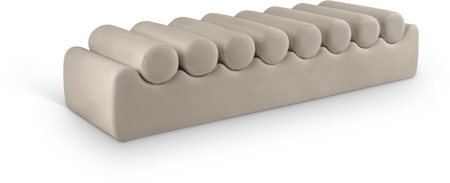 Rumble Vegan Leather Upholstered Bench
