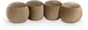 Apollo Velvet Upholstered Bench