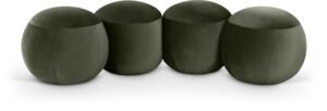 Apollo Velvet Upholstered Bench