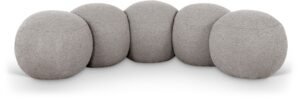 Apollo Boucle Fabric Upholstered Bench