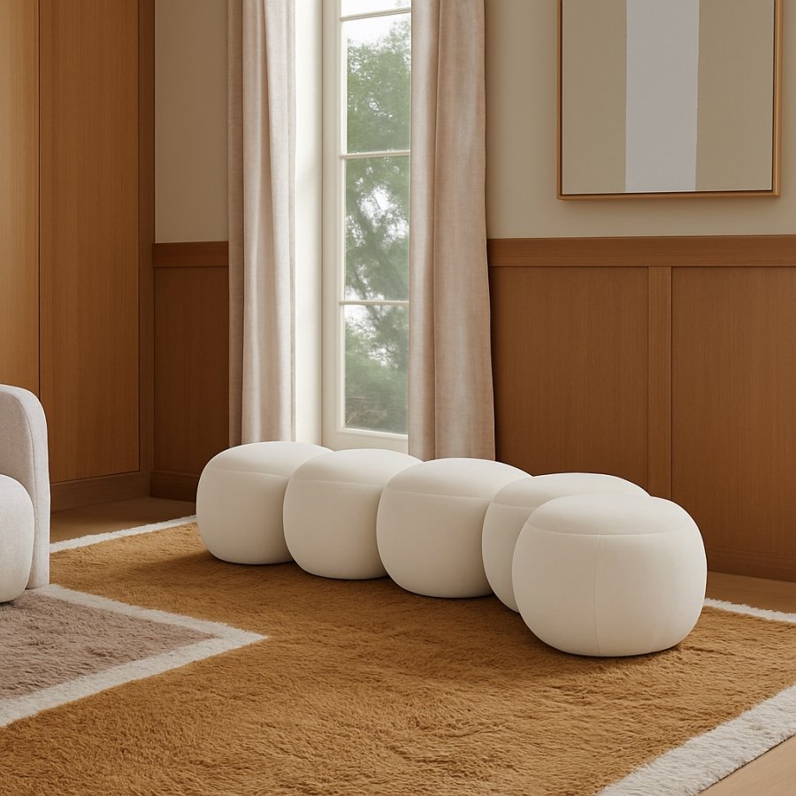 46158-1.jpg Apollo Velvet Upholstered Bench - Image 2