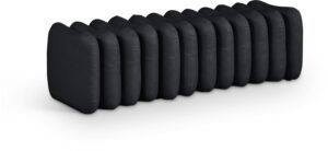 Atticus Vegan Leather Upholstered Bench