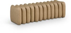 Atticus Vegan Leather Upholstered Bench