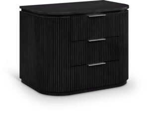 Astrid Solid Wood And Oak Veneer Nightstand