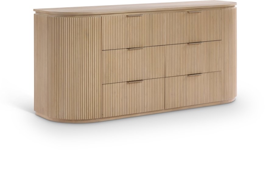 Astrid Solid Wood And Oak Veneer Dresser