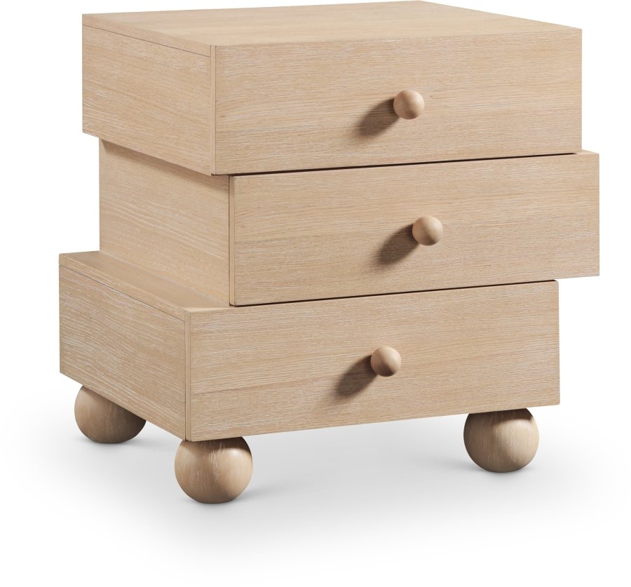 Askew Oak Veneer Nightstand