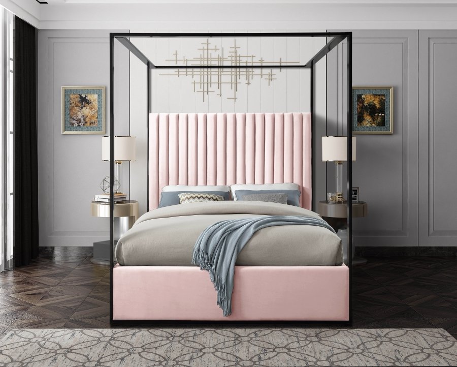 Jax Velvet Upholstered Bed - Image 4