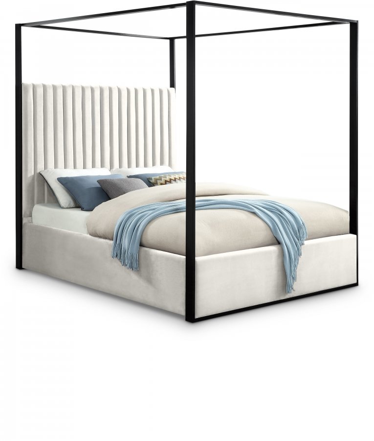 Jax Velvet Upholstered Bed