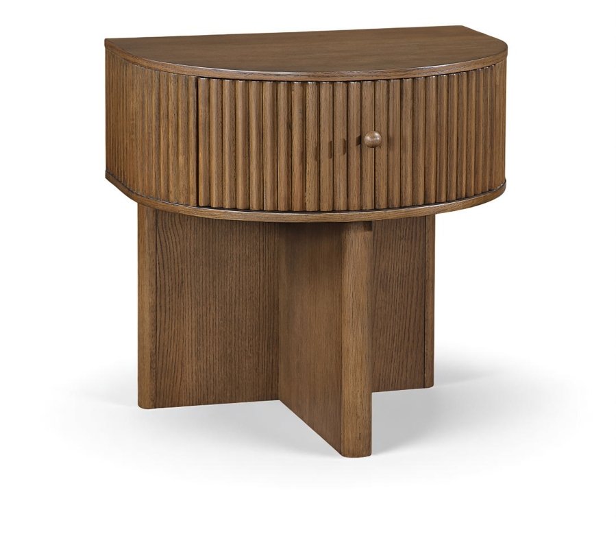 Cortland Acacia Veneer And Solid Wood Nightstand