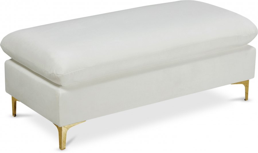 Naomi Velvet Upholstered Bench