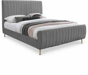 Zara Velvet Upholstered Bed