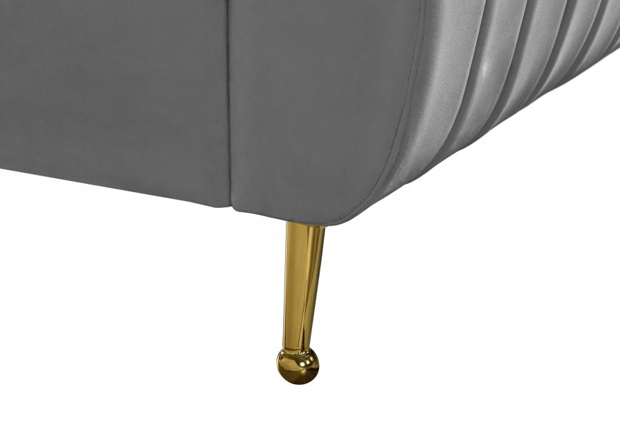 Zara Velvet Upholstered Bed - Image 7