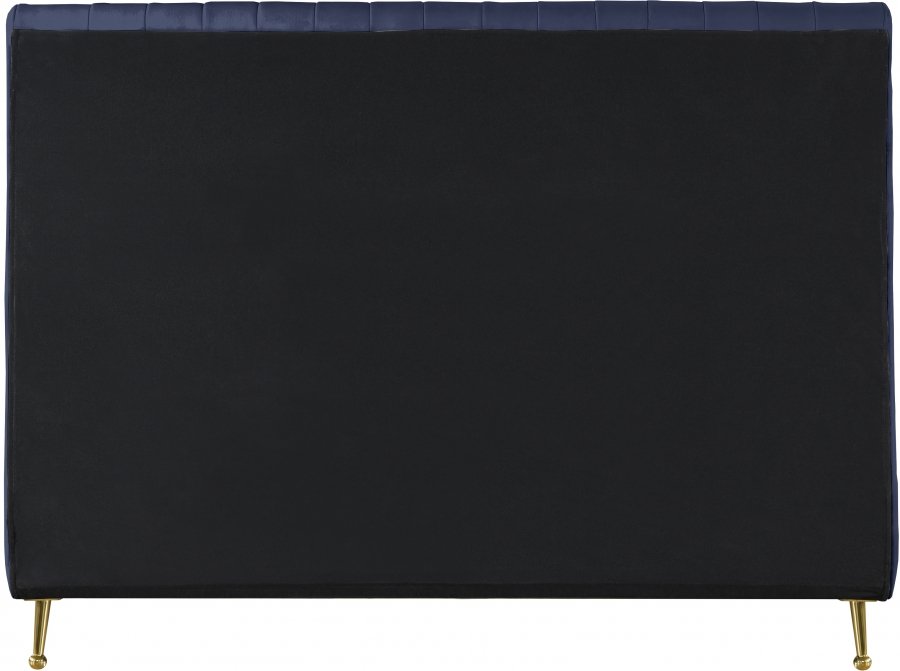 Zara Velvet Upholstered Bed - Image 5